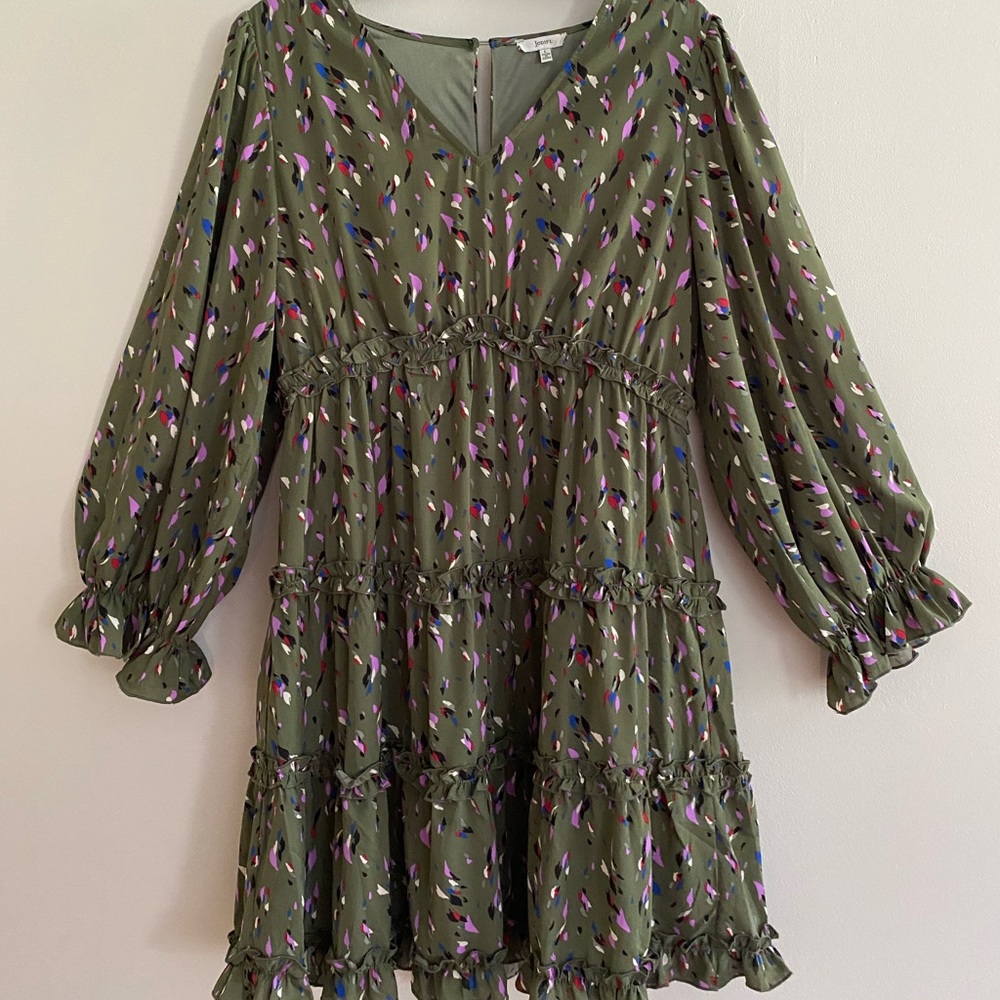 Jodifl long sleeve ruffle dress